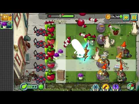 Plants vs Zombies 2 gameplay - Piñata Party - 11th June 2021