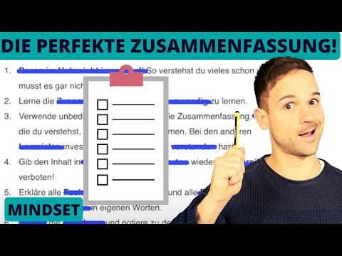 So schreibst du die perfekte Zusammenfassung. Die 10 wichtigsten Tipps.