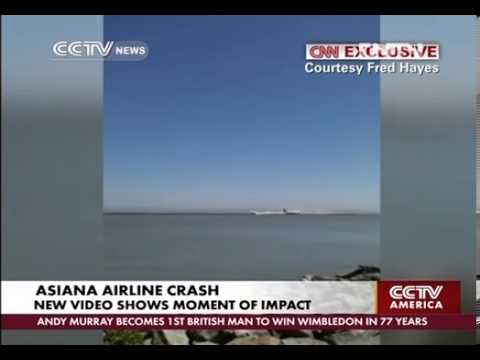 Asiana Airline crash: New video shows moment of impact