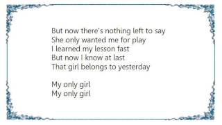 Gene Pitney - That Girl Belongs to Yesterday Lyrics