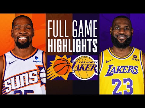 SUNS E LAKERS FOI DISPUTADO ATÉ O FINAL! 