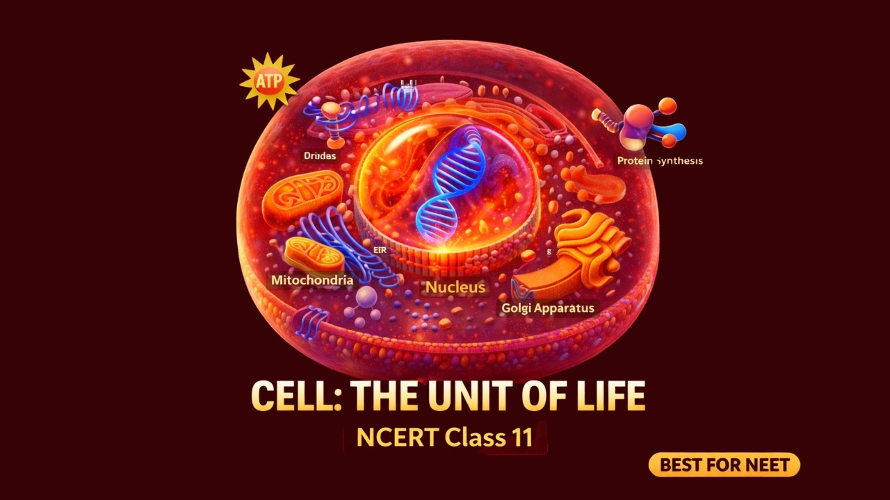 CBSE Class 11 Biology || Cell: The Unit of Life || Full Chapter || By Shiksha House
