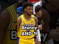 Bronny With The Tough Finish
