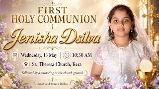 Download lagu First Holy Communion Of Jenisha Dsilva mp3