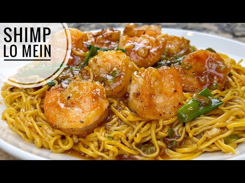 Ginger And Scallion Shrimp Lo Mein