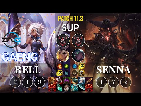 DFM Gaeng Rell vs Senna Sup - KR Patch 11.3