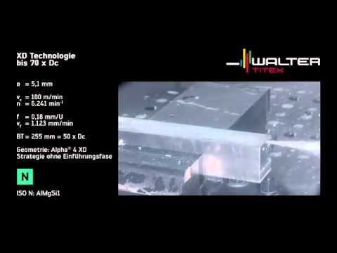 Walter Titex XD70 VHM   Tieflochbohrer f r extreme Bohrtiefen