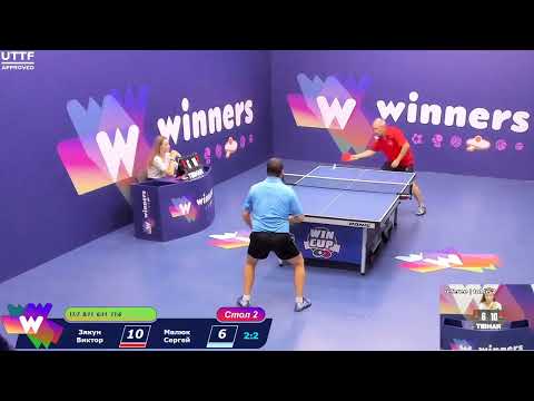 WINners CUP table 2  25.08    Ziakun Viktor - Maliuk Sergei 22:30