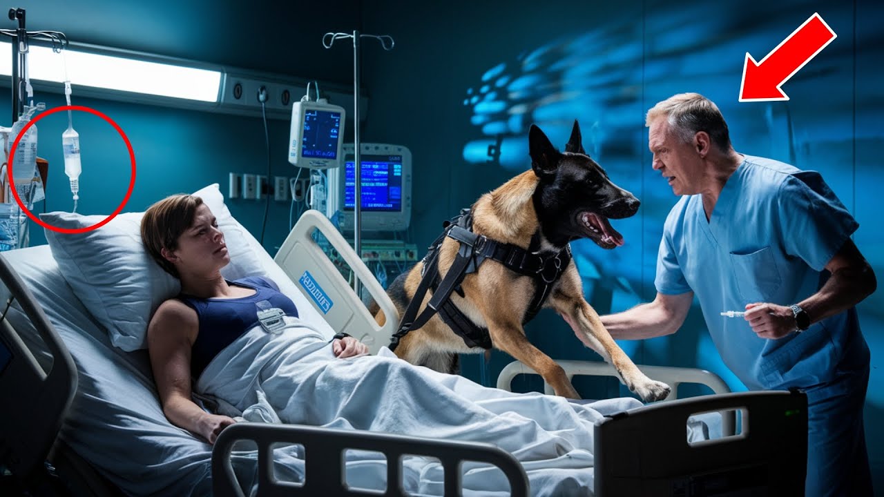 Dog Goes to Say Goodbye to Its Police Owner, But Notices Something Strange and Stops the Doctor!
