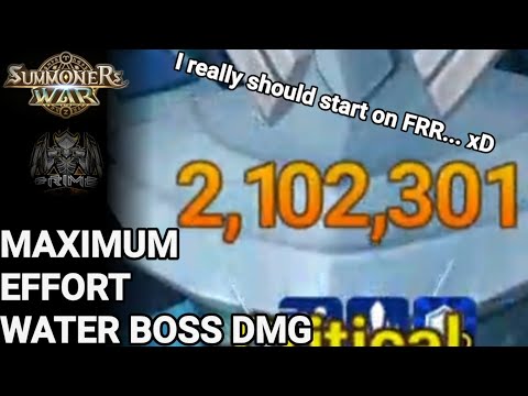 @GenesisPrime Maximum Effort - Water Boss Damage