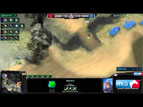Grubby/ToD vs Destiny/Minigun - Game 3 - 2v2 Pro Invite