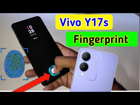 Vivo y17s display fingerprint setting/Vivo y17s fingerprint screen lock/fingerprint sensor