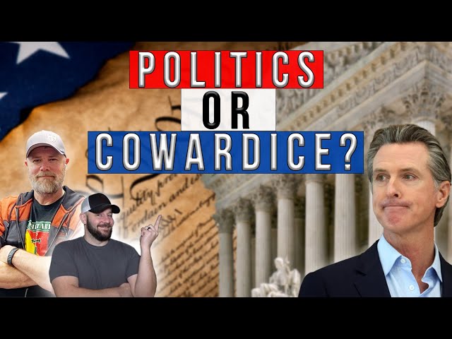 Is this sheriff playing politics or weakly 2A? He stood up to Newsom... OR DID HE?