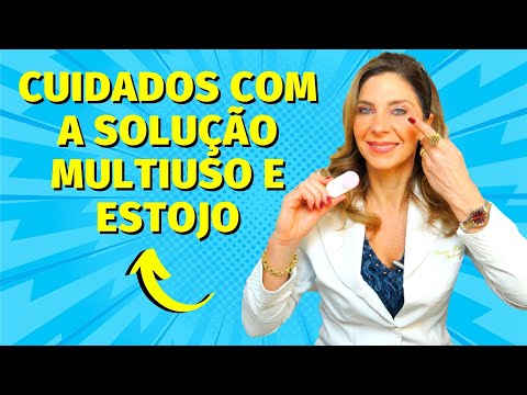 Lentes De Contato - Cuidados Com a Solução Da Lente De Contato e Com o Estojo