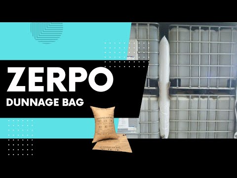 ZERPO Natural Kraft Paper Dunnage Air Bag, For Packaging, Capacity: 9.5 Tons