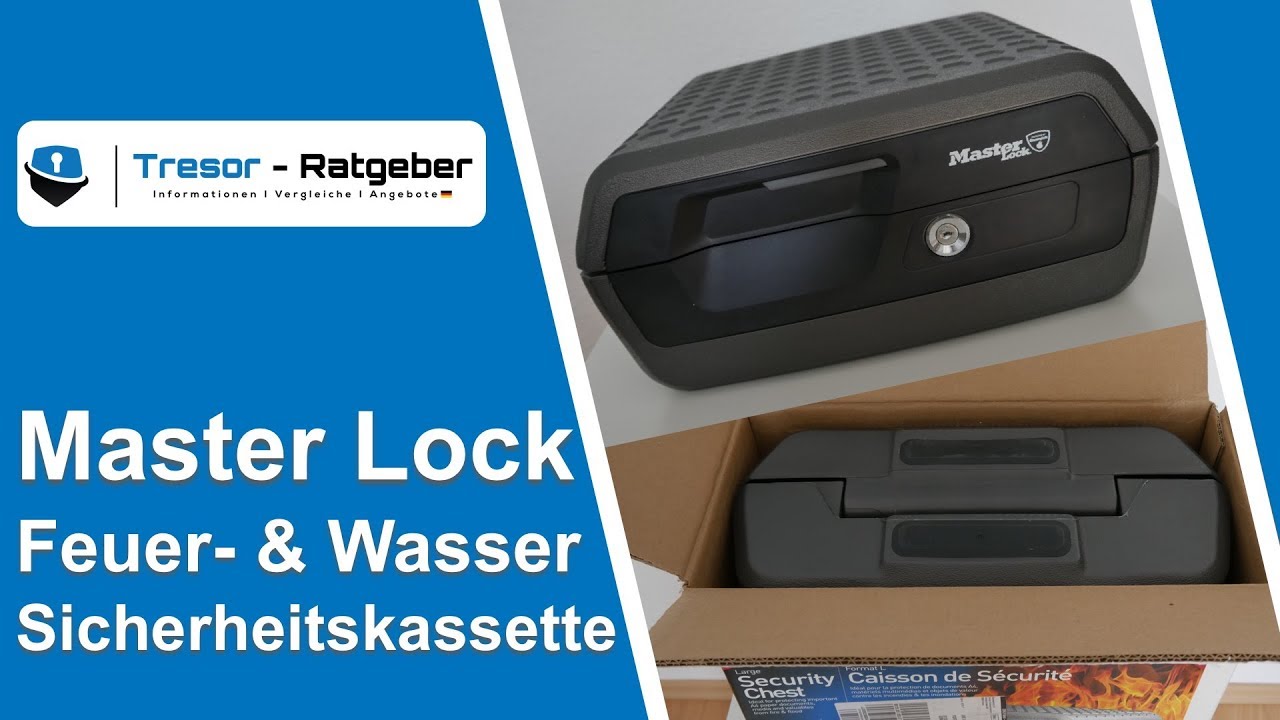 Masterlock Brandschutzbox LCFW30100 Schwarz