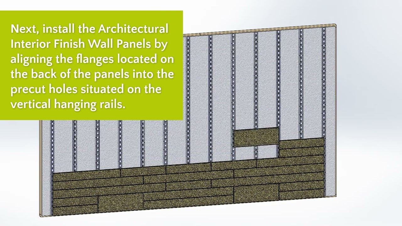 SwiftWall® Max | How to Install Architectural Interior Finish Panels on SwiftWall® Max Systems