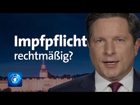Ist die Impfpflicht rechtlich haltbar? - Die Corona-Lage | ARD-EXTRA | 17.1.2022