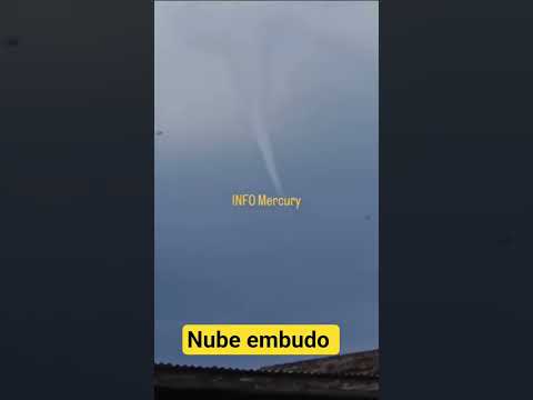 #clima NUBE EMBUDO EN PILAR SANTA FE 📷 Info Mercury