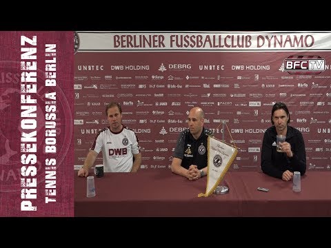 Halbfinale - Berliner Pilsner Pokal - BFC Dynamo - Tennis Borussia Berlin 2:1 - 18.04.2018 - PK