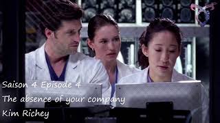 Grey&#39;s Anatomy S4E04 - The absence of your compagny - Kim Richey