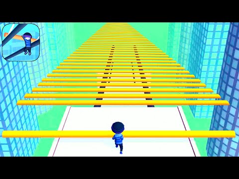 Roof Rails, Ladder Masters, Muscle Rush, Twerk Race 3D : Top Free Mobile Game Walkthrough Gameplay
