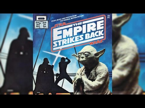 1980 Star Wars The Empire Strikes Back Read-Along Story Book and Cassette