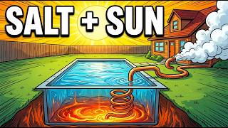 This $300 Salt Pond Traps 180°F Heat FOREVER (Physics Explained)