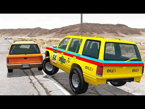 Loss of Control and Car Crashes in Traffic - BeamNG Drive | TornMetal