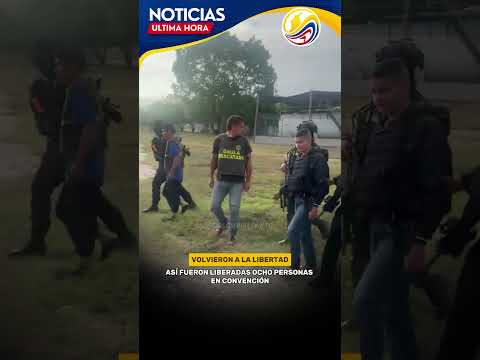 OCHO PERSONAS VOLVIERON A LA LIBERTAD.