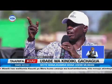 Gachagua amshambulia Kindiki akidai alinyakua nafasi yake ya uongozi