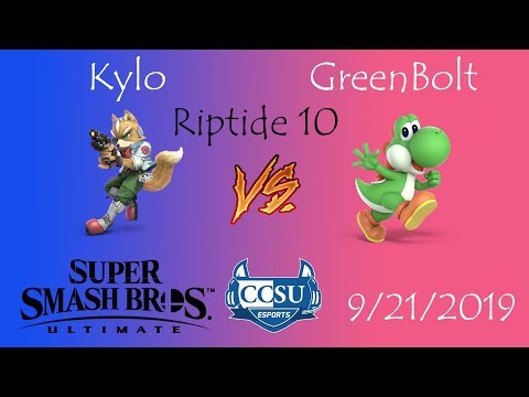 Riptide 10 CCSU Smash Ultimate - Kylo (Fox) vs GreenBolt (Yoshi)