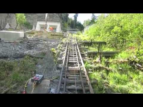 Standseilbahn 1937.01 Orsières Kraftwerk - Wasserschloss Bergfahrt Teil 2 - Funiculaire