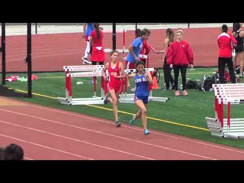 FSG & JVG 1600m vs Servite-Rosary 3-11-15 - Los Alamitos Girls