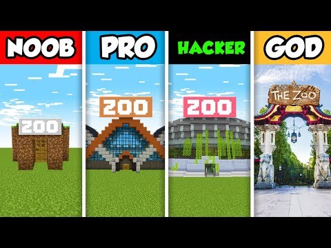 Minecraft NOOB vs. PRO vs. HACKER vs GOD: ZOO TYCOON in Minecraft! (Animation)