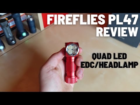 Fireflies PL47 Gen. 2 Review - 4,000 lm 21700 battery EDC / Headlamp with Anduril