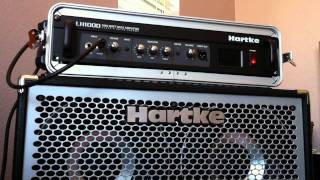 Video thumbnail for Hartke LH1000 and Hydrive 410 by BassOnDrums