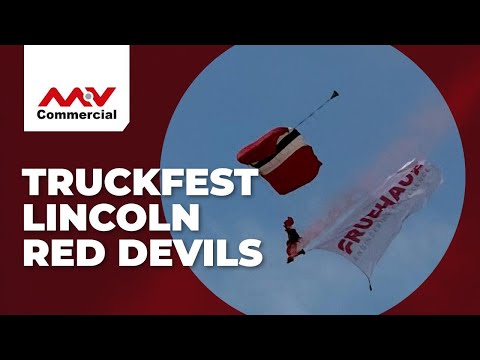 MV Commercial Welcomes to the Red Devils to Truckfest Lincoln, Proudly Sponsored by Fruehauf