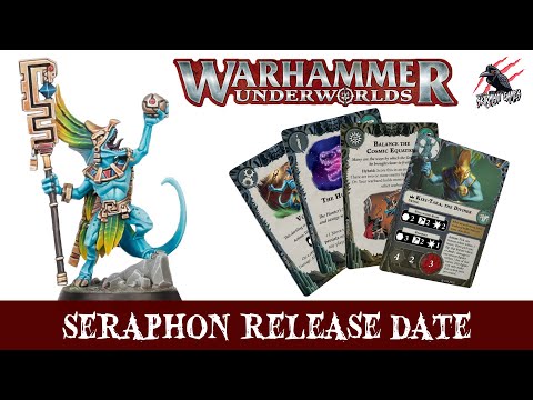 WARHAMMER UNDERWORLDS SERAPHON WARBAND RELEASE DATE - Underworlds Direchasm - Good for Warcry Too?