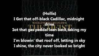 Macklemore - White Walls Feat. Schoolboy Q & Hollis (Lyrics On Screen) (The Heist)