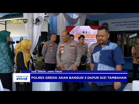 KAPOLDA JATIM RESMIKAN SPPG YAYASAN KEMALA BHAYANGKARI GRESIK