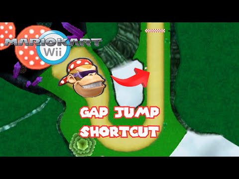 How to easily do the Mushroom Gorge gap jump shortcut in Mario Kart Wii!