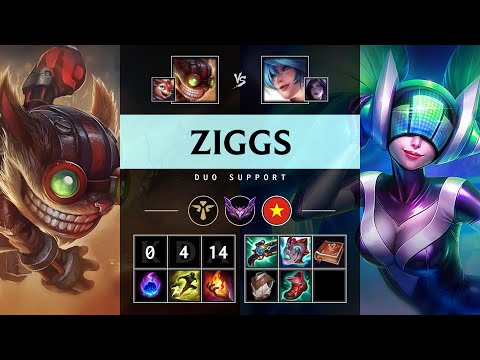 Ziggs Support vs Sona - VN Master Patch 25.18