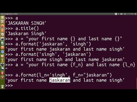 Lesson 6 Python String Methods With Variables