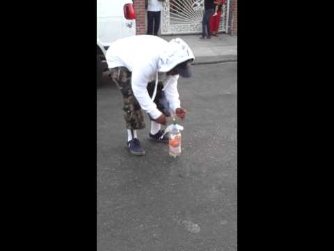 Modified Piccolo Pete explosion. Firework.