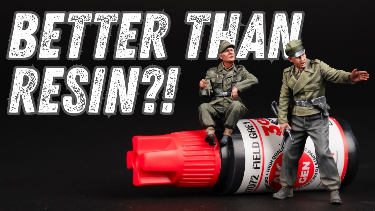 Are Plastic Miniatures Finally Good? (Tamiya Schwimmwagen Crew 1/35)