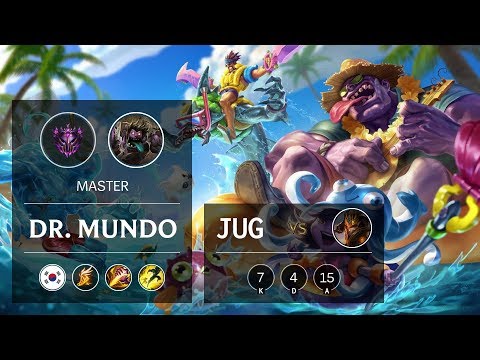 Dr. Mundo Jungle vs Jarvan IV - KR Master Patch 9.17