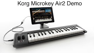 Video thumbnail for Korg Microkey Air Bluetooth Keyboard Demo and Review by Kevin Zugschwert