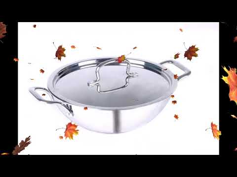 Triply stainless steel fry pan, for home, size: 18 cm