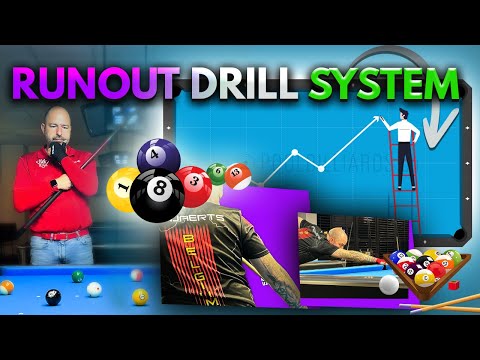Test your pool skill level with the Runout Drill System